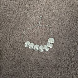 Silver Shell Choker Necklace 