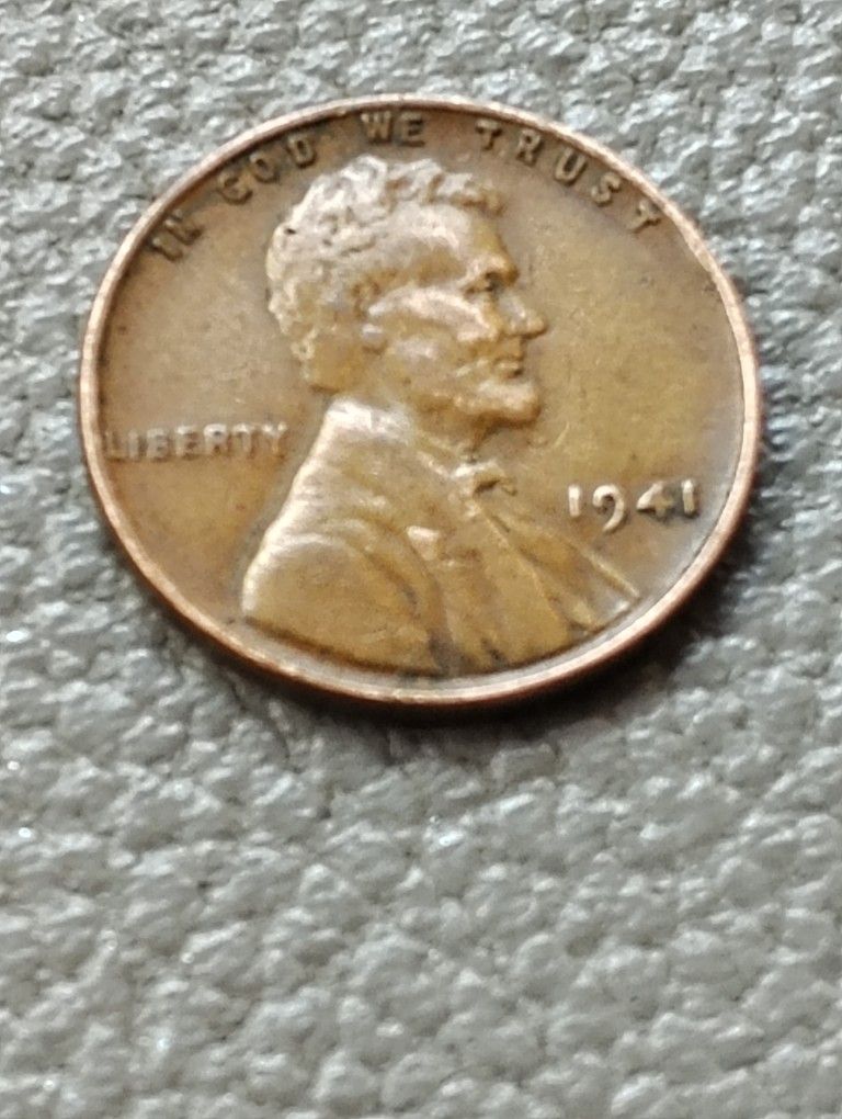 1941 No Mint Mark Wheat Lincoln Penny