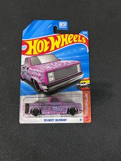 Hot wheels 83 Silverado black widow