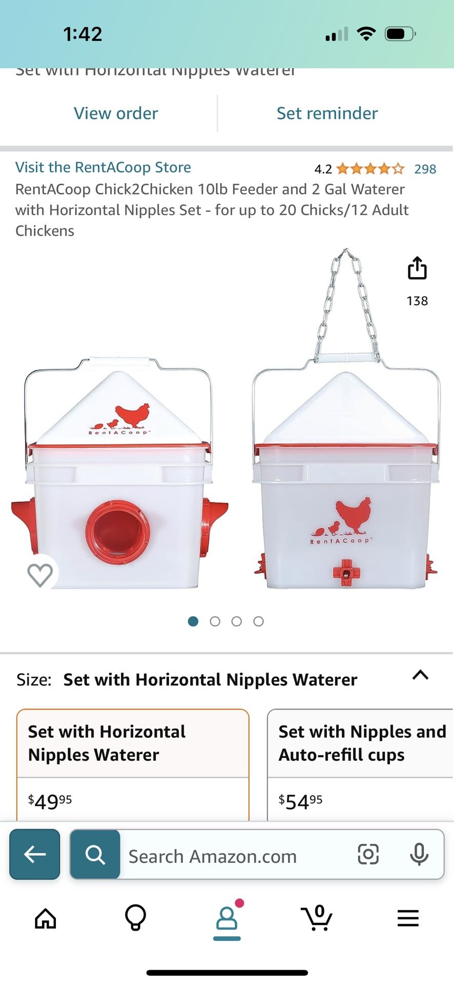 Chicken Feeder And Waterer