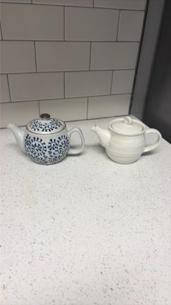 Vintage Style Japanese Ceramic Teapots/ 2 set