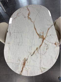 Luxury Dining Table – 66”x40” with 2 chairs