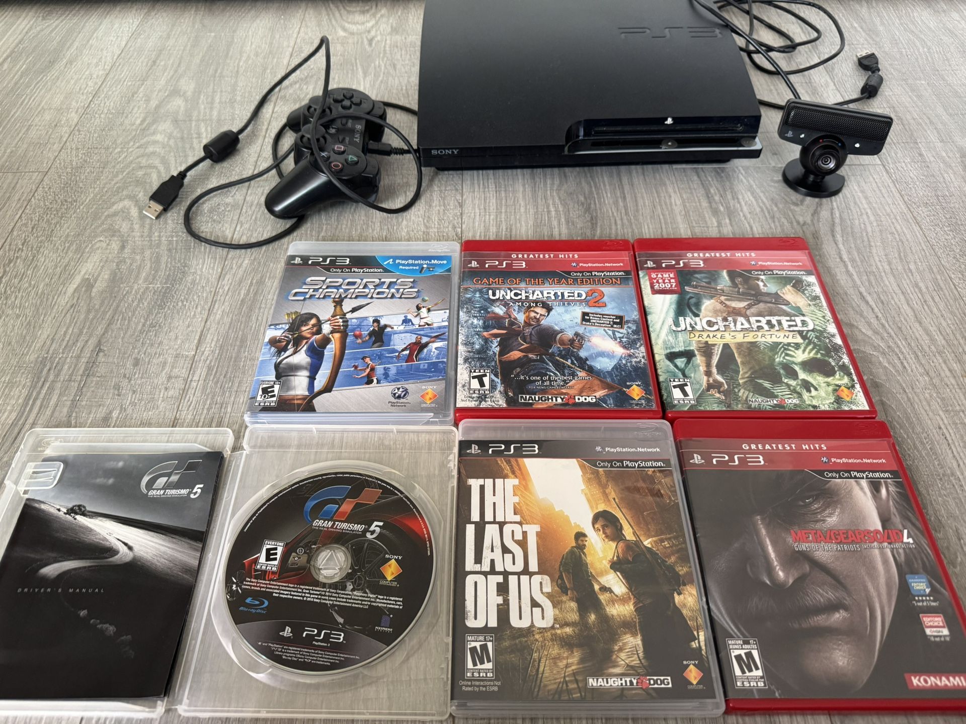 PlayStation 3 (PS3) With Games And Controller