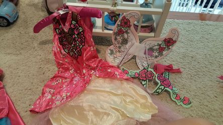 Barbie Rose princess never worn size 4/6x