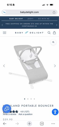 Baby Delight Grey Bouncer