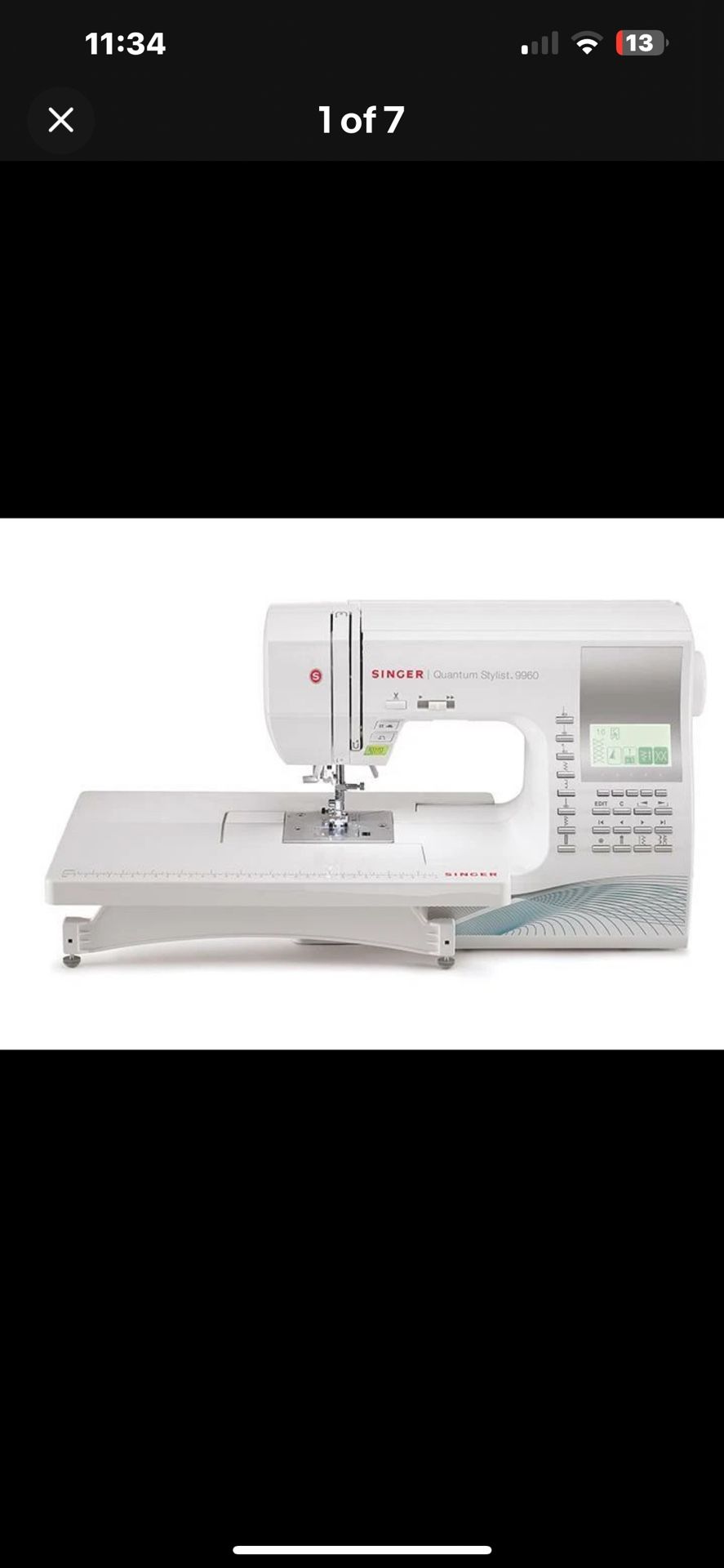 SINGER QUANTUM STYLIST 9960 (NEW)