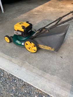 Push mower, yard man