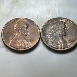 1988 D Penny