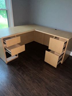 L shaped desk
