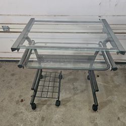 Glass Computer Table