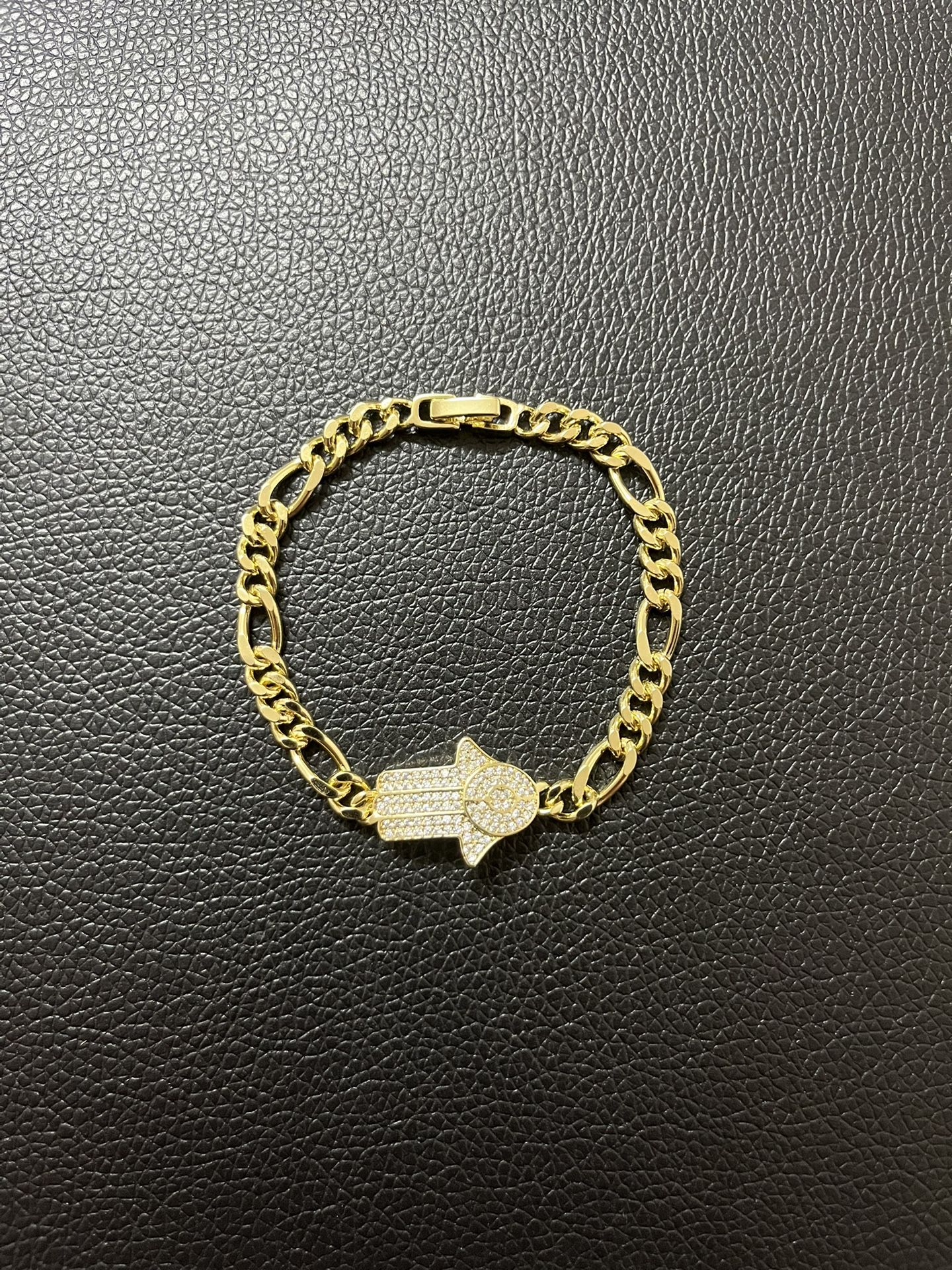 14k gold plated bracelet.