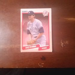 water damaged trading card