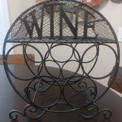 Metal Countertop Wine Rack 