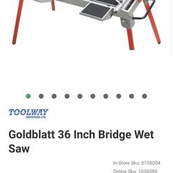 Goldblat Wet Tile Saw