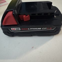Milwaukee M18 1.5 Battery 