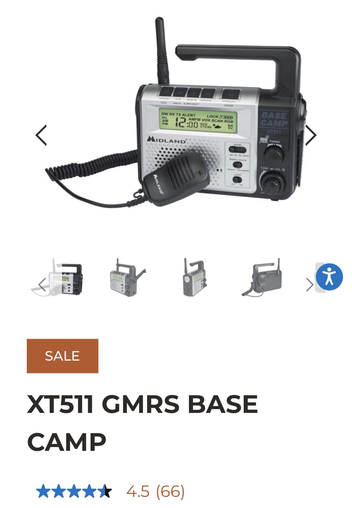 The Midland XT511 GMRS
