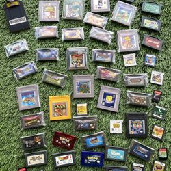 Gameboy, Gameboy Color, Gameboy Advance, Nintendo DS, Nintendo Switch, Nintendo 3DS, Video Games