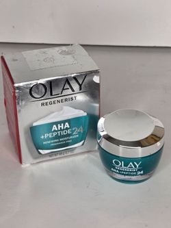 Olay Regenerist AHA + Peptide 24 Renewing Moisturizer Fragrance-Free 1.7oz New