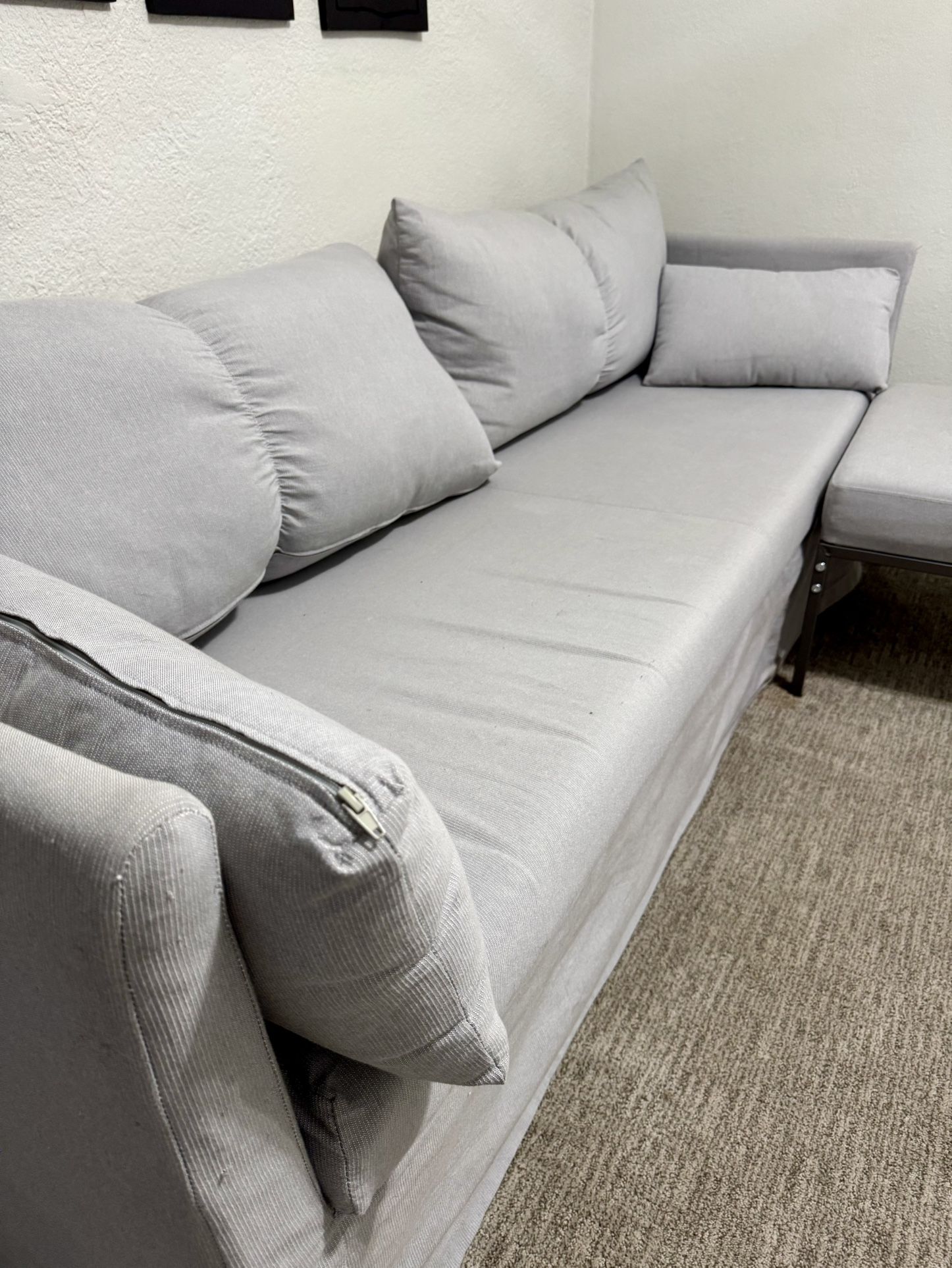 Couch Ottoman & Pullout Bed