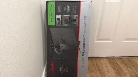Rocketfish Premium Full-Motion TV Wall Mount fits 42-90” tvs