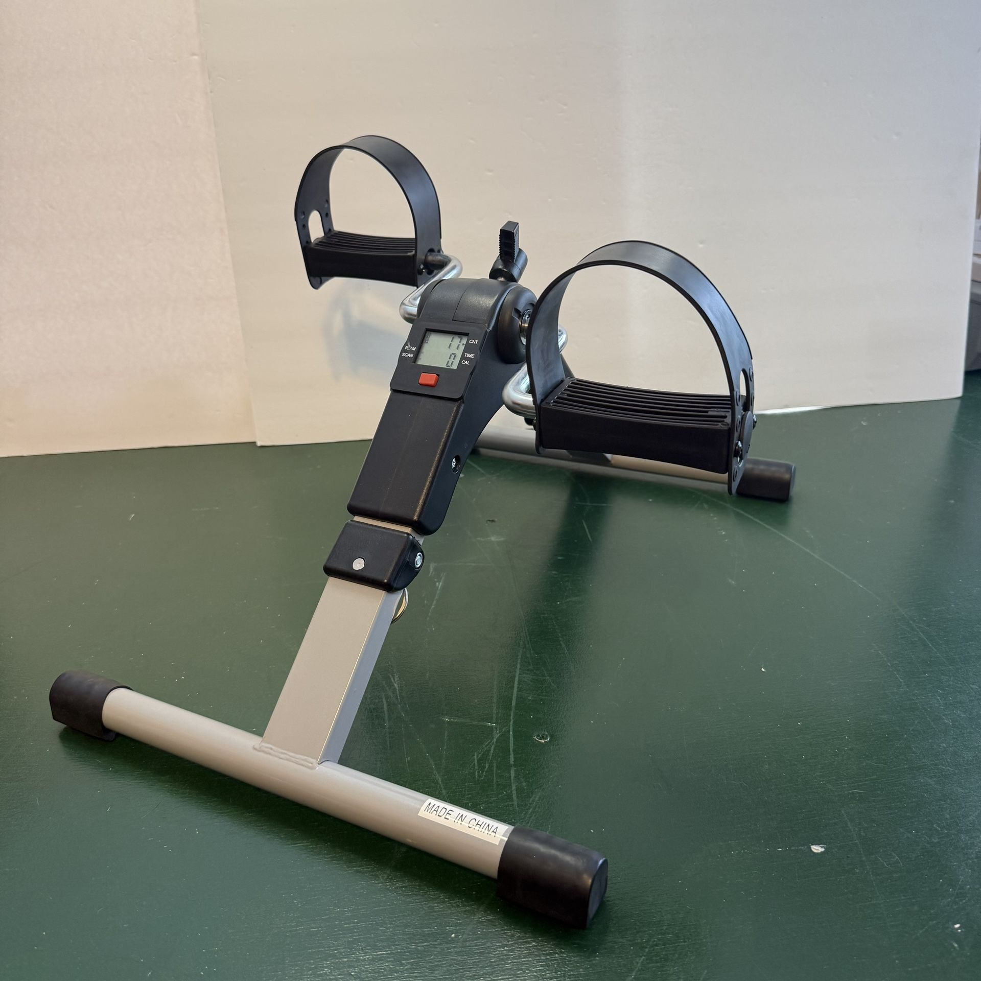 Under Desk Foldable Exercise Bike with Monitor