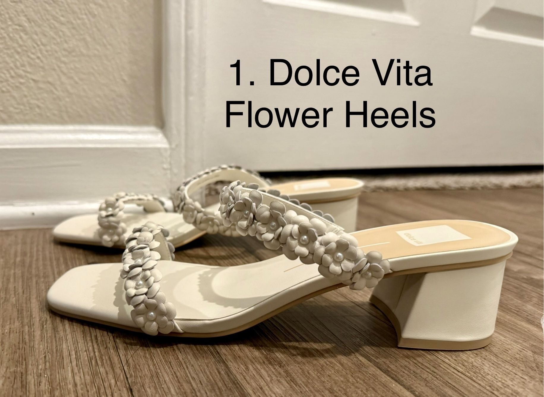 Dolce Vita Flower Heels