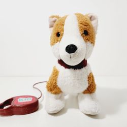 Corgi Kid Connection 10" Plush Walking Puppy Dog: Sound and Remote Control Leash

