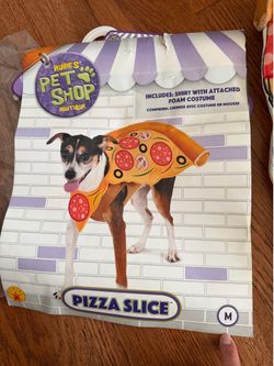 Pizza Dog Costume Size M