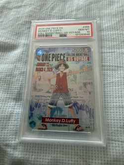 🔥 FOR SALE – PSA 10 Monkey D. Luffy “US Voyage” Promo 🔥