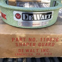 Vintage Dewalt Radial Arm Saw Accessories 