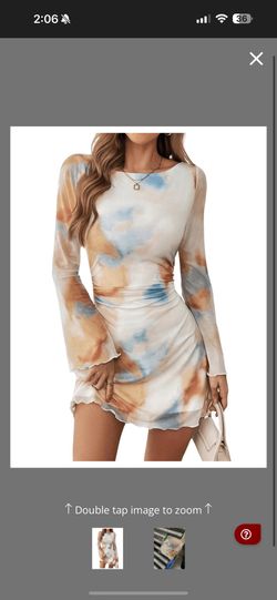 Vestido De Mujer Con Escote En La Espalda Talla M