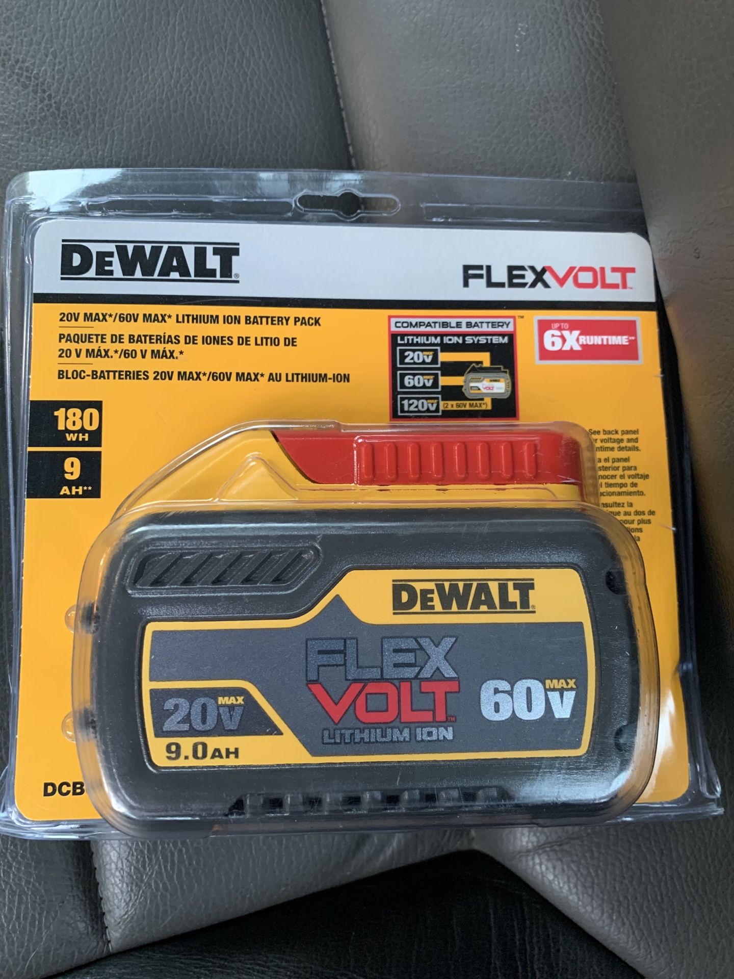 DeWalt 9.0 AH Flex Volt battery