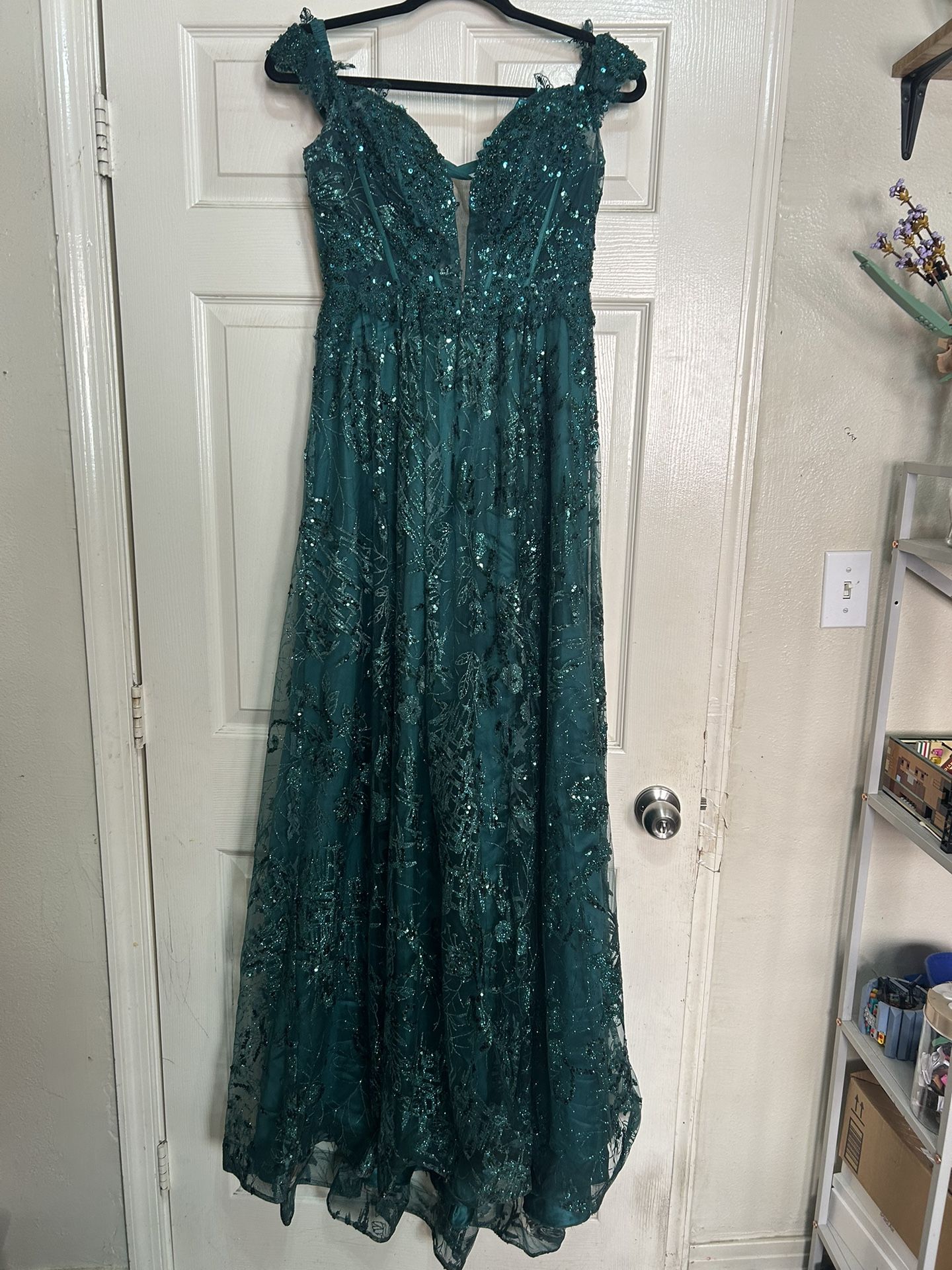 Emerald Prom Dress Small 