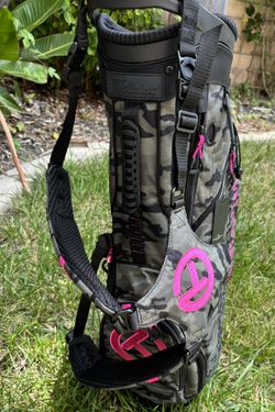 NWT SCOTTY CAMERON GALLERY STAND BAG Junior Youth Kids CAMO w PINK
