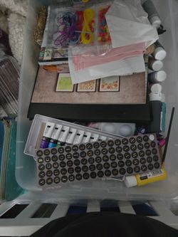 Craft box with random stuff