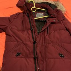 Calvin Klein - Red  Unisex Winter Jacket - Small