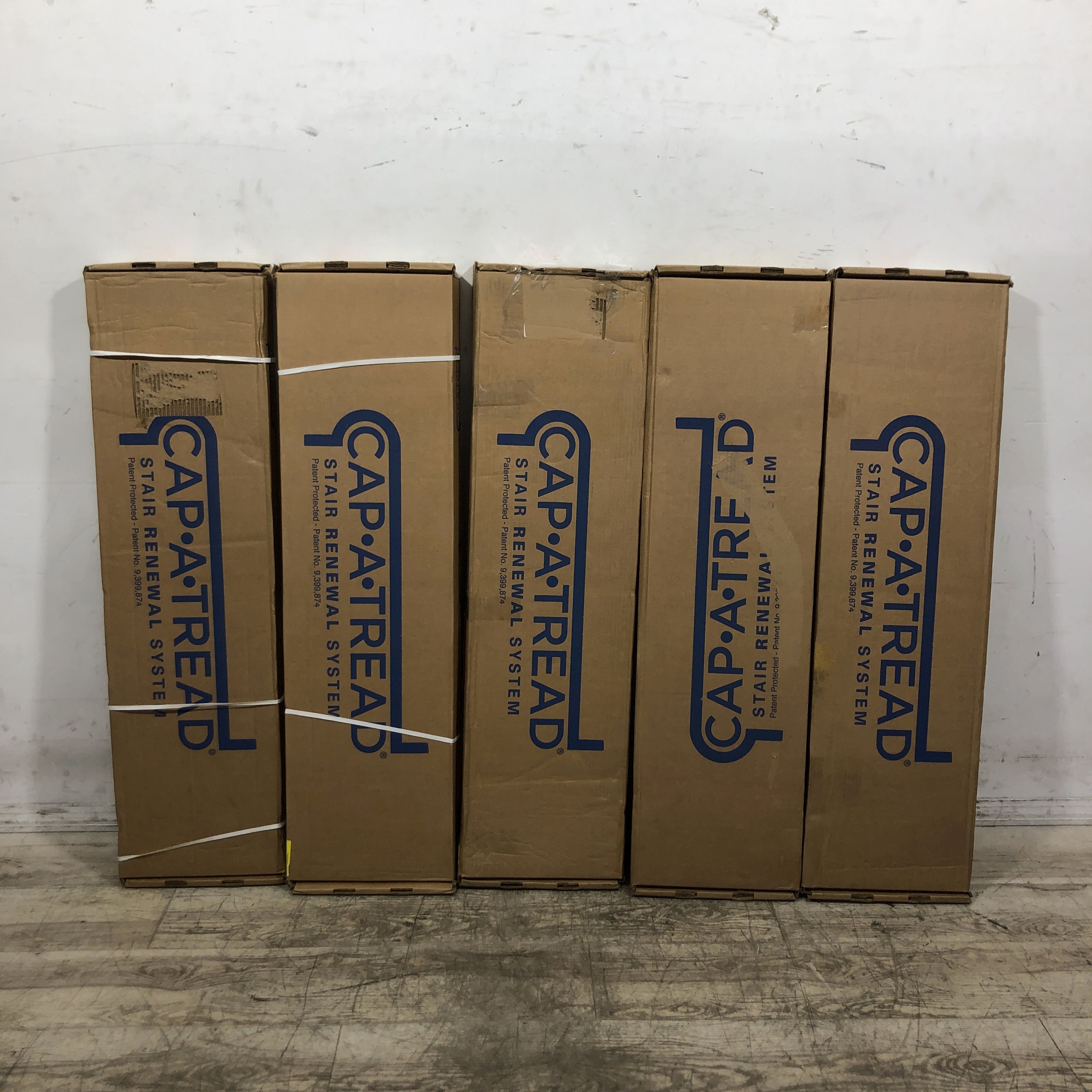 10x Cap A Tread Overlook Slate Stair Tread and Riser Kits