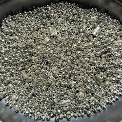 Various Silver Tone Beads
