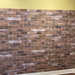 Faux Brick slat wall panels