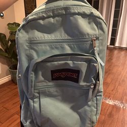Baby Blue Jansport Backpack 