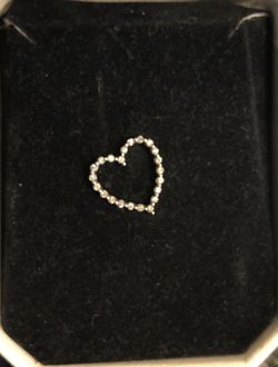 Diamond heart pendant