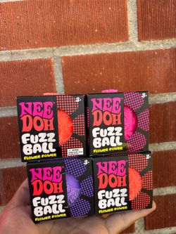Needoh Flower Power Fuzz Ball (Authentic)