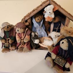 Boyds Bears Plush Nativity Set