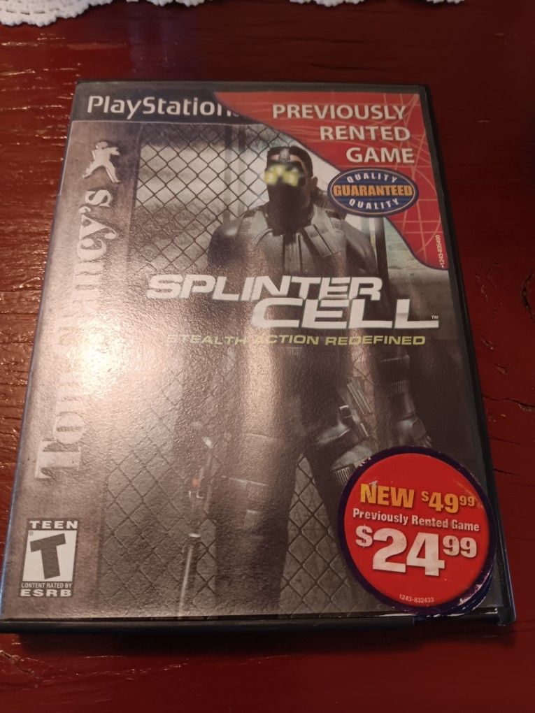 Playstation 2 Splinter Cell