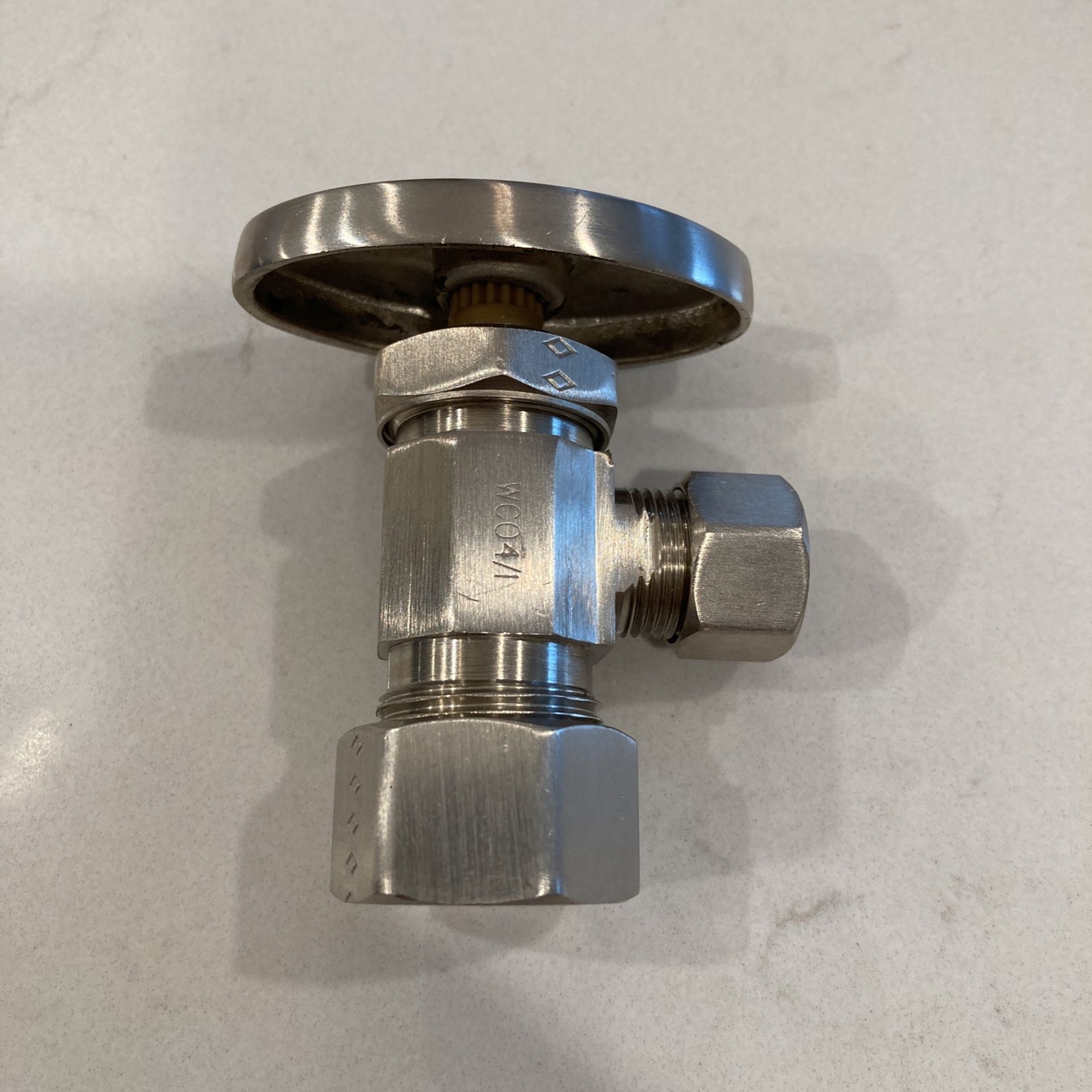 Angle Valve Shutoff Nickel 