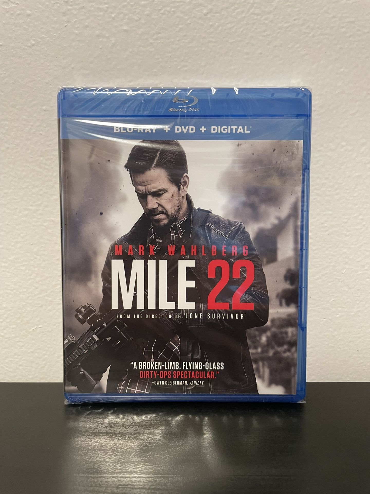 Mile 22 Blu Ray DVD Combo NEW SEALED Mark Wahlberg Ronda Rousey 2018