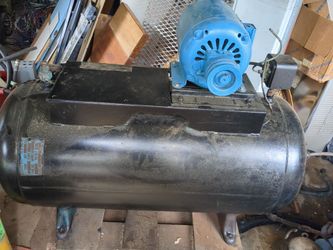 Air compressor motor w/ 60 gal tank