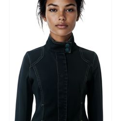 Woman’s blue jean jacket