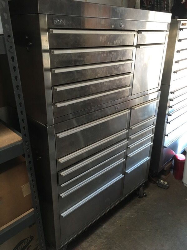 41" CSPS/HammerHead Stainless Steel Tool Box (2 Pieces) for Sale in