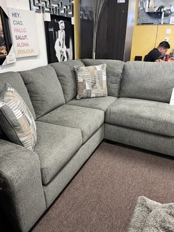 Ashley’s Grey Seyler Sectional 